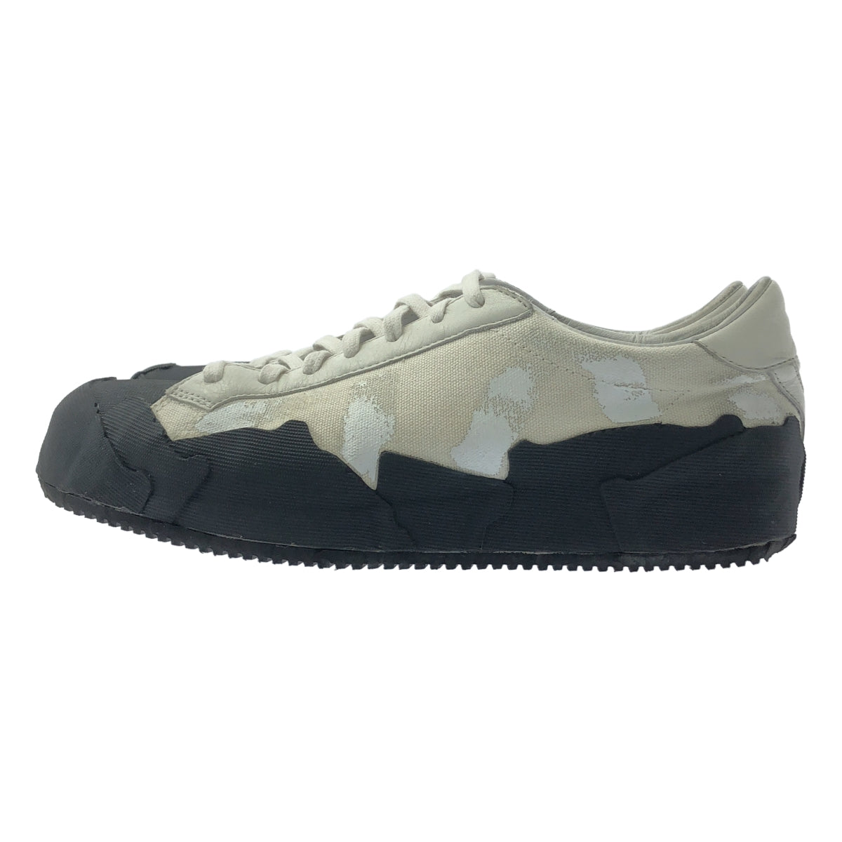 【近全新】山本耀司 | 2018春夏 | x adidas YY TAKUSAN LOW 彩繪運動鞋 | 尺寸 26 | 白/黑 | 男款