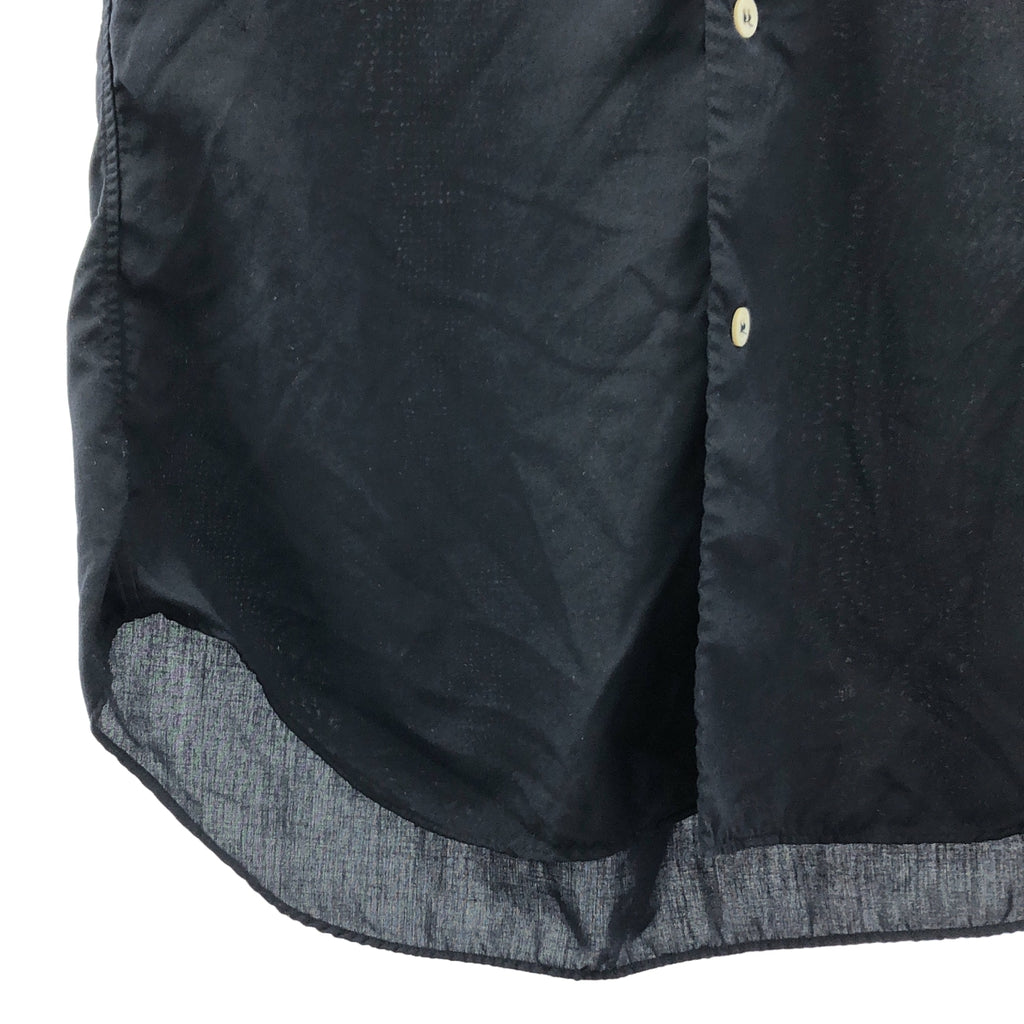 COMME des GARCONS | AD2019 | 圓領聚酯襯衫，短袖 | XS 碼 | 海軍藍 | 女款