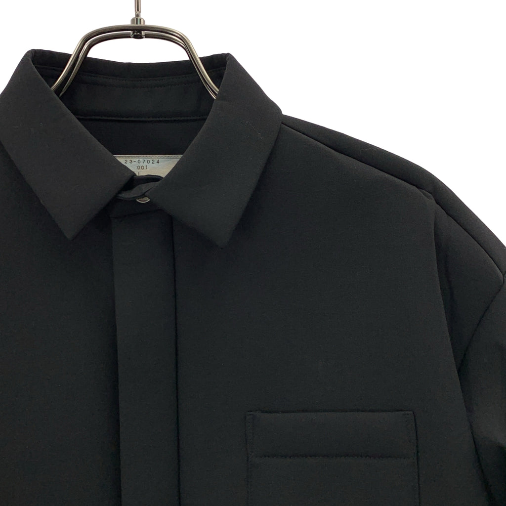 sacai / サカイ | 2023AW | スーチング ボンディング シャツ ドレス | 1 | レディース