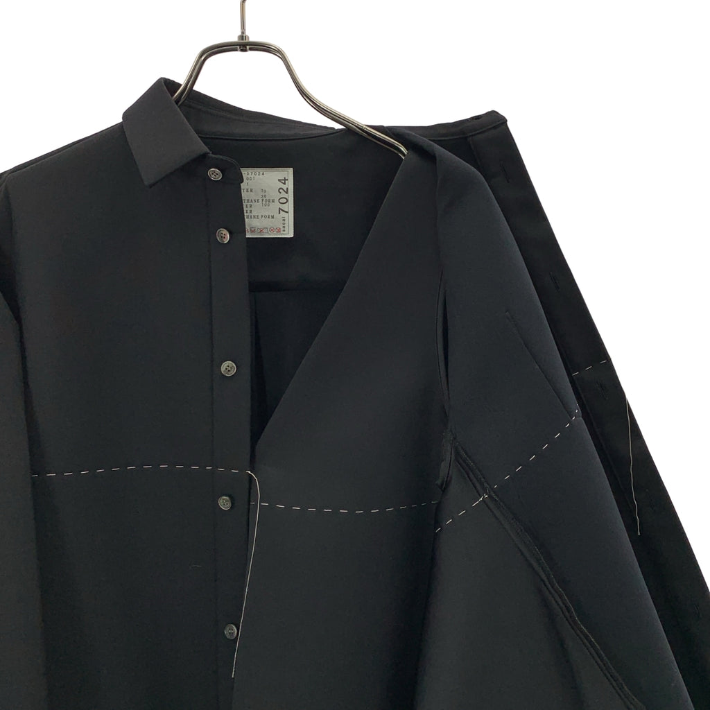 sacai / サカイ | 2023AW | スーチング ボンディング シャツ ドレス | 1 | レディース