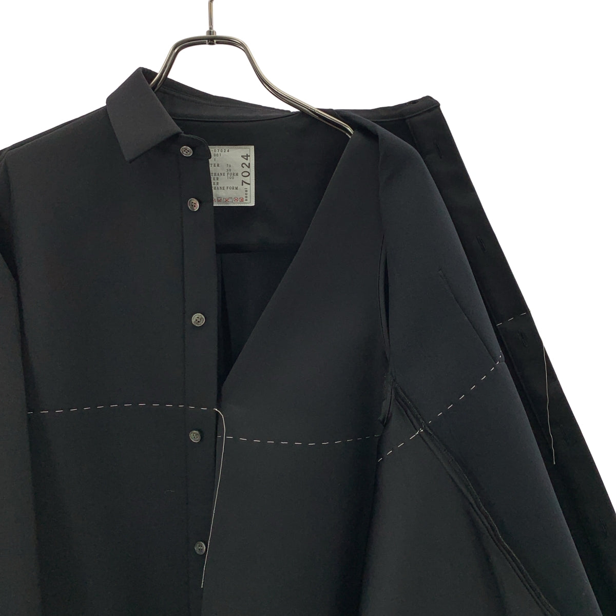 sacai / サカイ | 2023AW | スーチング ボンディング シャツ ドレス | 1 | レディース
