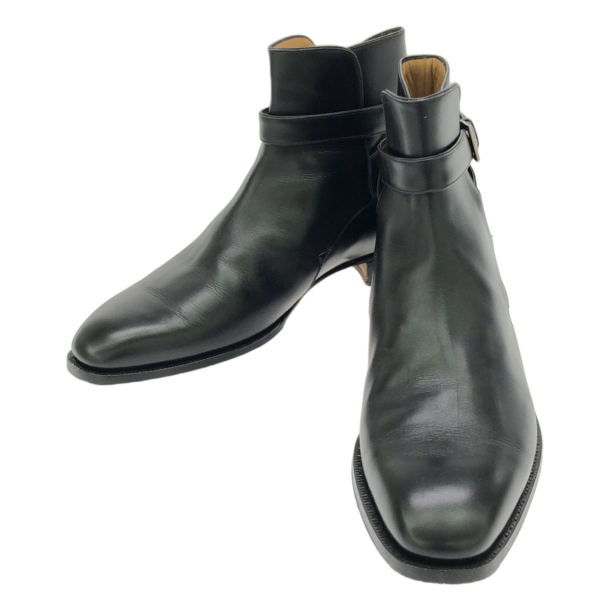 【美品】  ENZO BONAFE / エンツォボナフェ | Jodhpur Boots ボックスカーフレザー ジョッパーブーツ | 8 | ブラック | メンズ