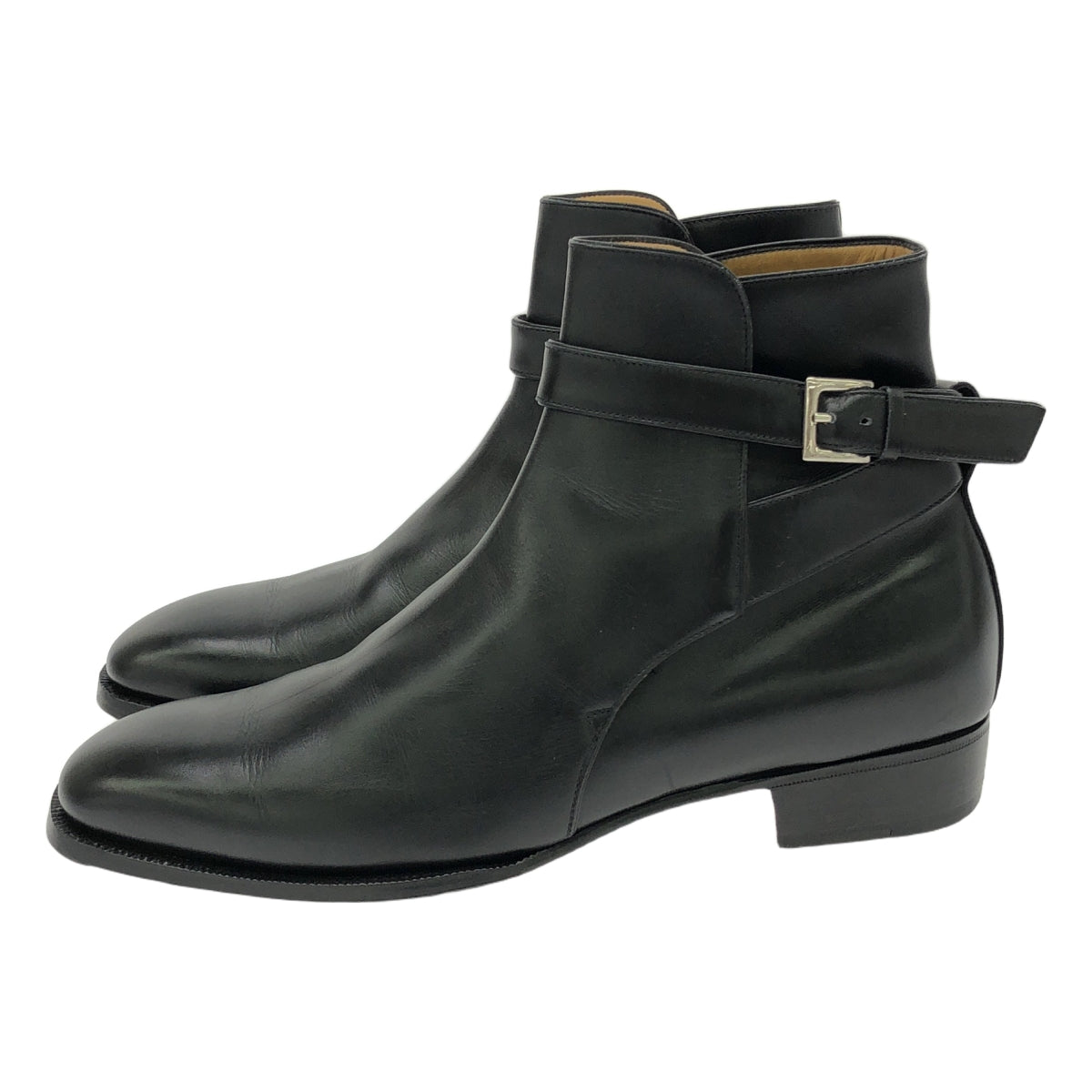 【美品】  ENZO BONAFE / エンツォボナフェ | Jodhpur Boots ボックスカーフレザー ジョッパーブーツ | 8 | ブラック | メンズ