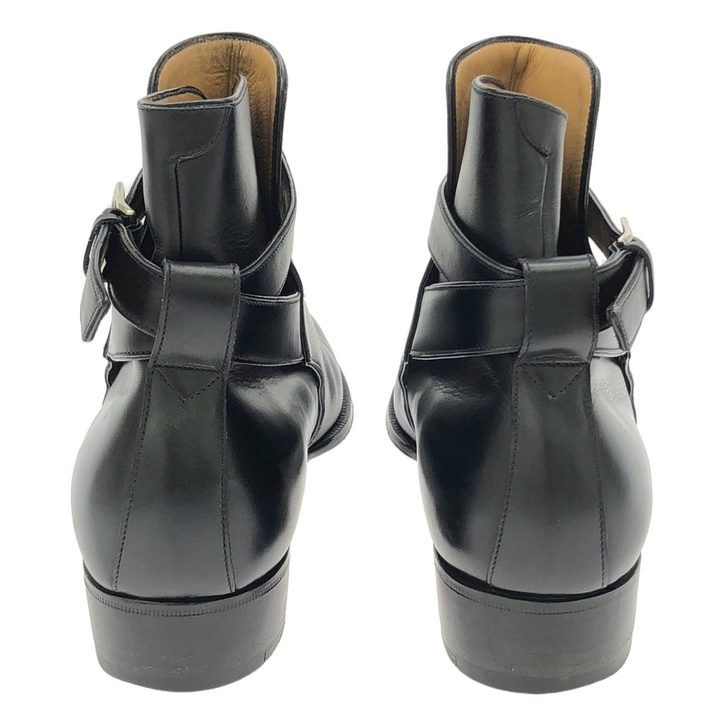 【미품】 ENZO BONAFE / 엔조보나페 | Jodhpur Boots 상자 송아지 가죽 조퍼 부츠 | 8 | 블랙 | 남성
