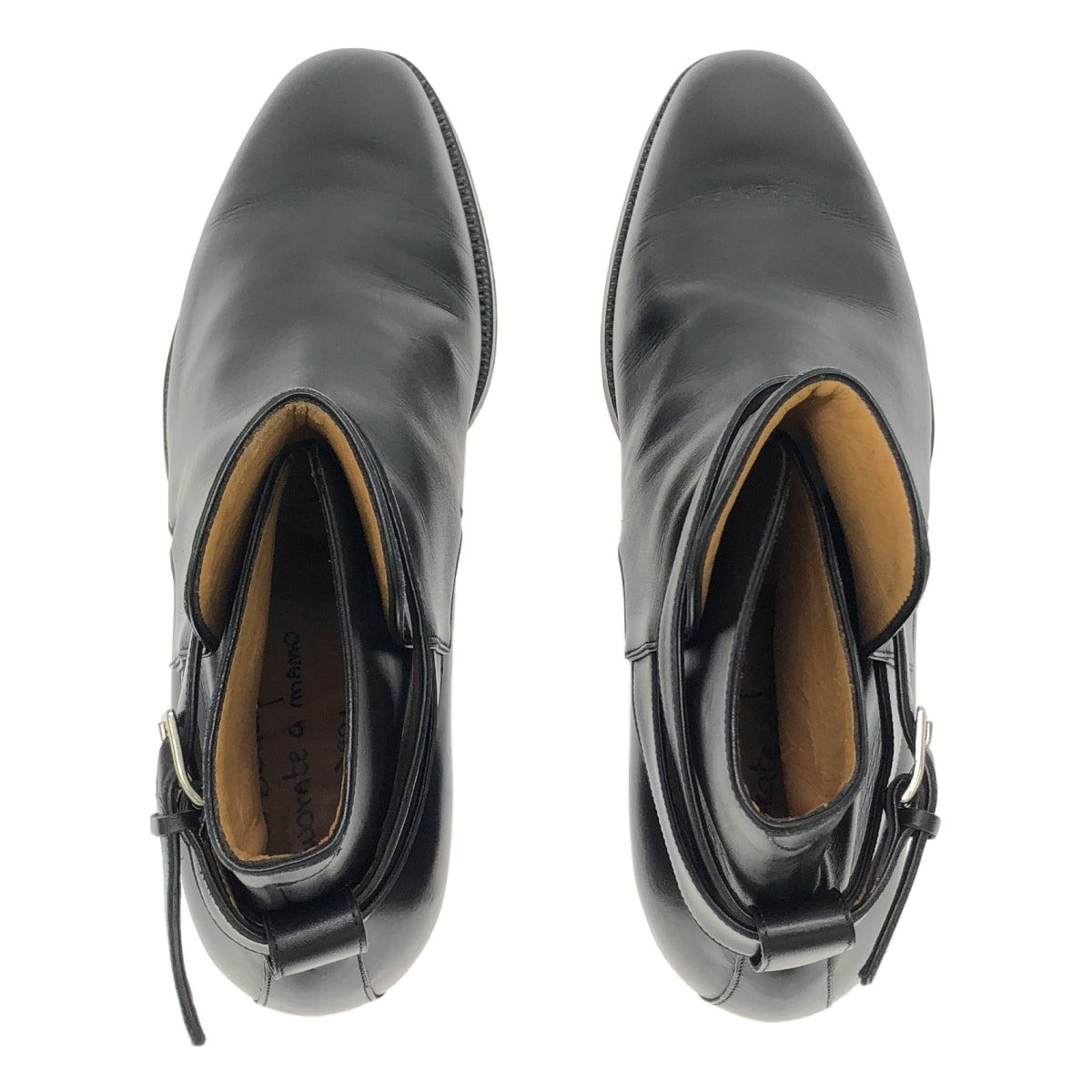 【美品】  ENZO BONAFE / エンツォボナフェ | Jodhpur Boots ボックスカーフレザー ジョッパーブーツ | 8 | ブラック | メンズ