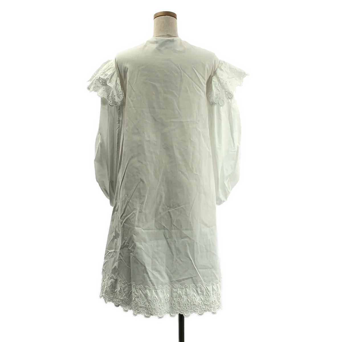 Simone Rocha / 시모네로샤 | 레이스 와이드 컬러 롱 원피스 | UK6 |