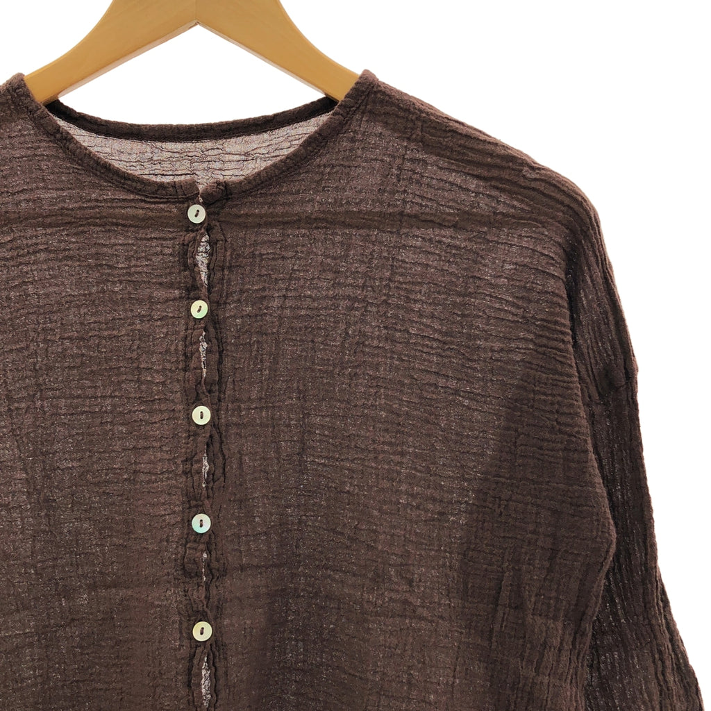 Plage / 플라주 | 2024SS | LES ATELIERS FRANCAIS DE CONFECTION 별주 2WAY 블라우스 카디건 | F |