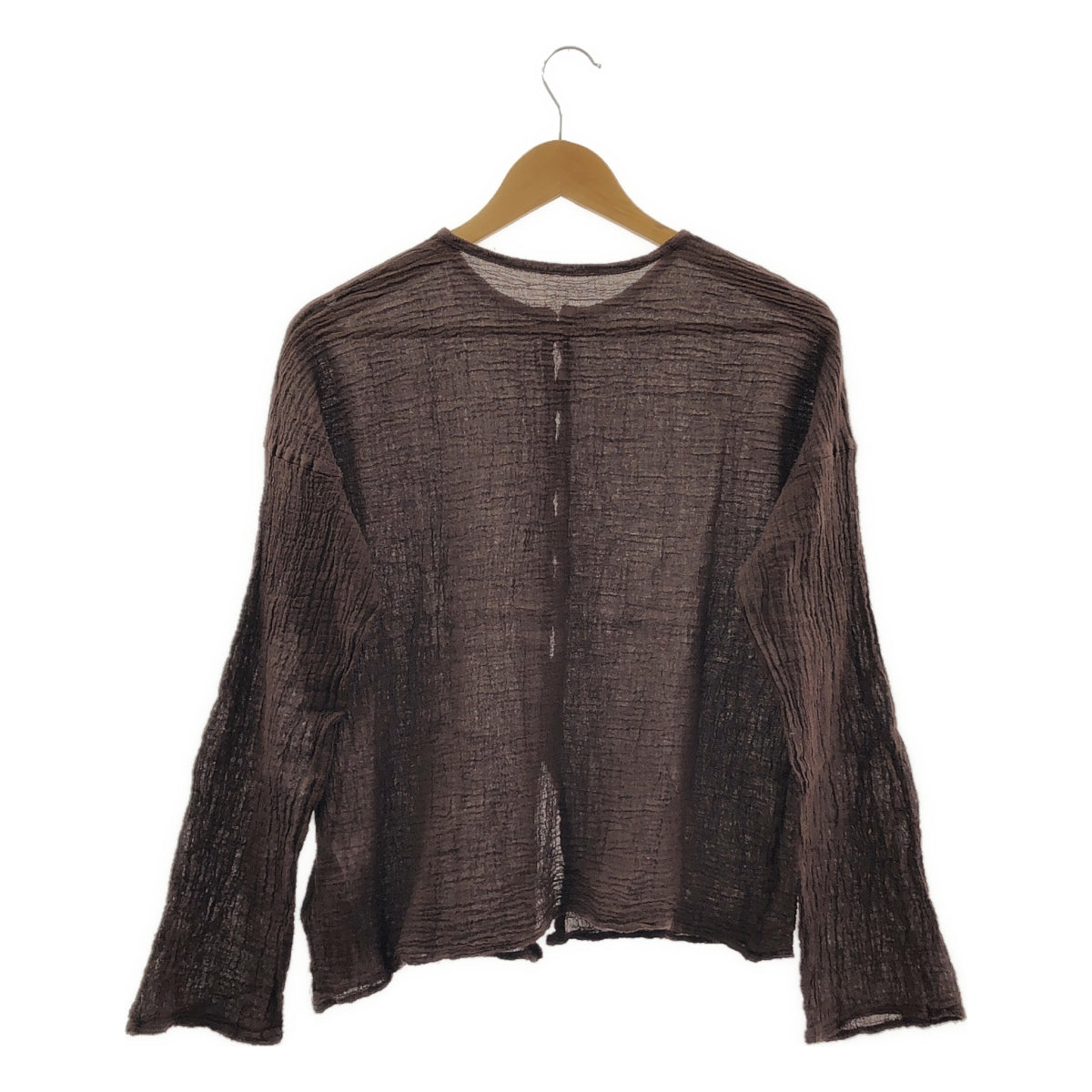 Plage / 플라주 | 2024SS | LES ATELIERS FRANCAIS DE CONFECTION 별주 2WAY 블라우스 카디건 | F |