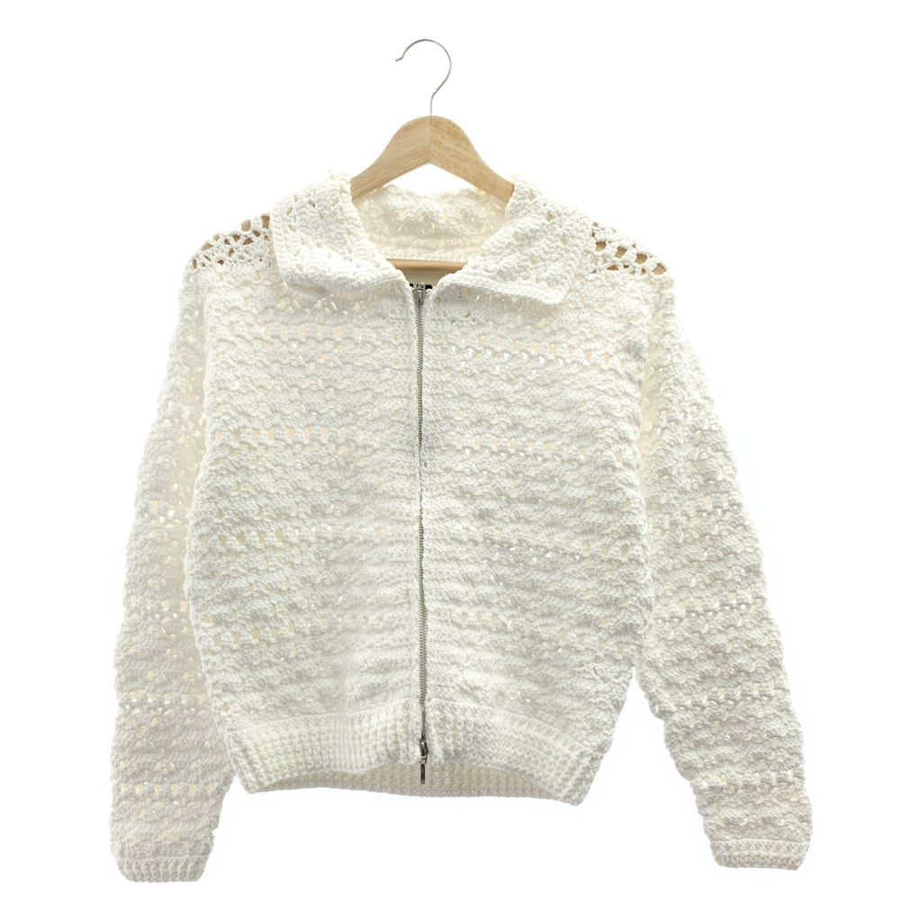 NKNIT / 니트 | 2025SS | crochet KNIT zip cardigan 크로켓 니트 Zip 가디건 | 2 |