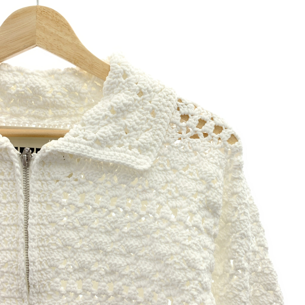 NKNIT / 니트 | 2025SS | crochet KNIT zip cardigan 크로켓 니트 Zip 가디건 | 2 |