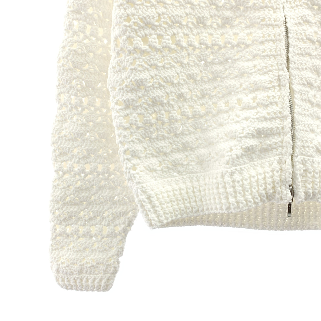 NKNIT / 니트 | 2025SS | crochet KNIT zip cardigan 크로켓 니트 Zip 가디건 | 2 |