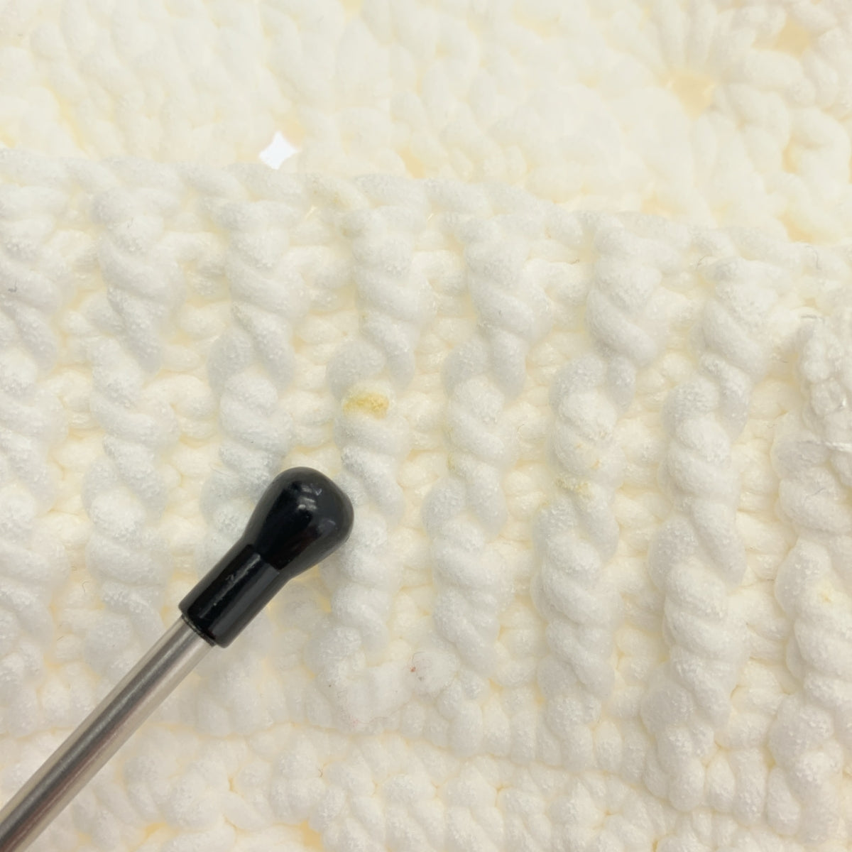 NKNIT / ンニット | 2025SS | crochet KNIT zip cardigan クロケット