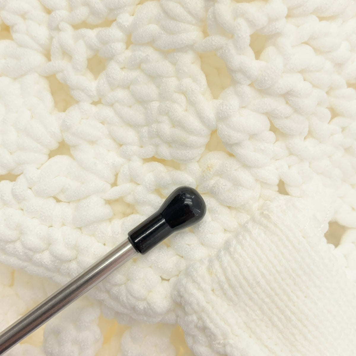 NKNIT / ンニット | 2025SS | crochet KNIT zip cardigan クロケット