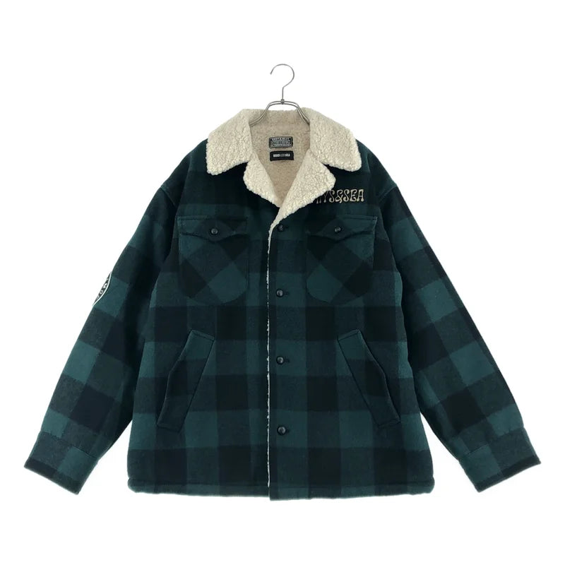 HYSTERIC GLAMOUR / ヒステリックグラマー | × WIND AND SEA / ウィンダンシー Ranch Coat / ボア ランチコート | XL | メンズ