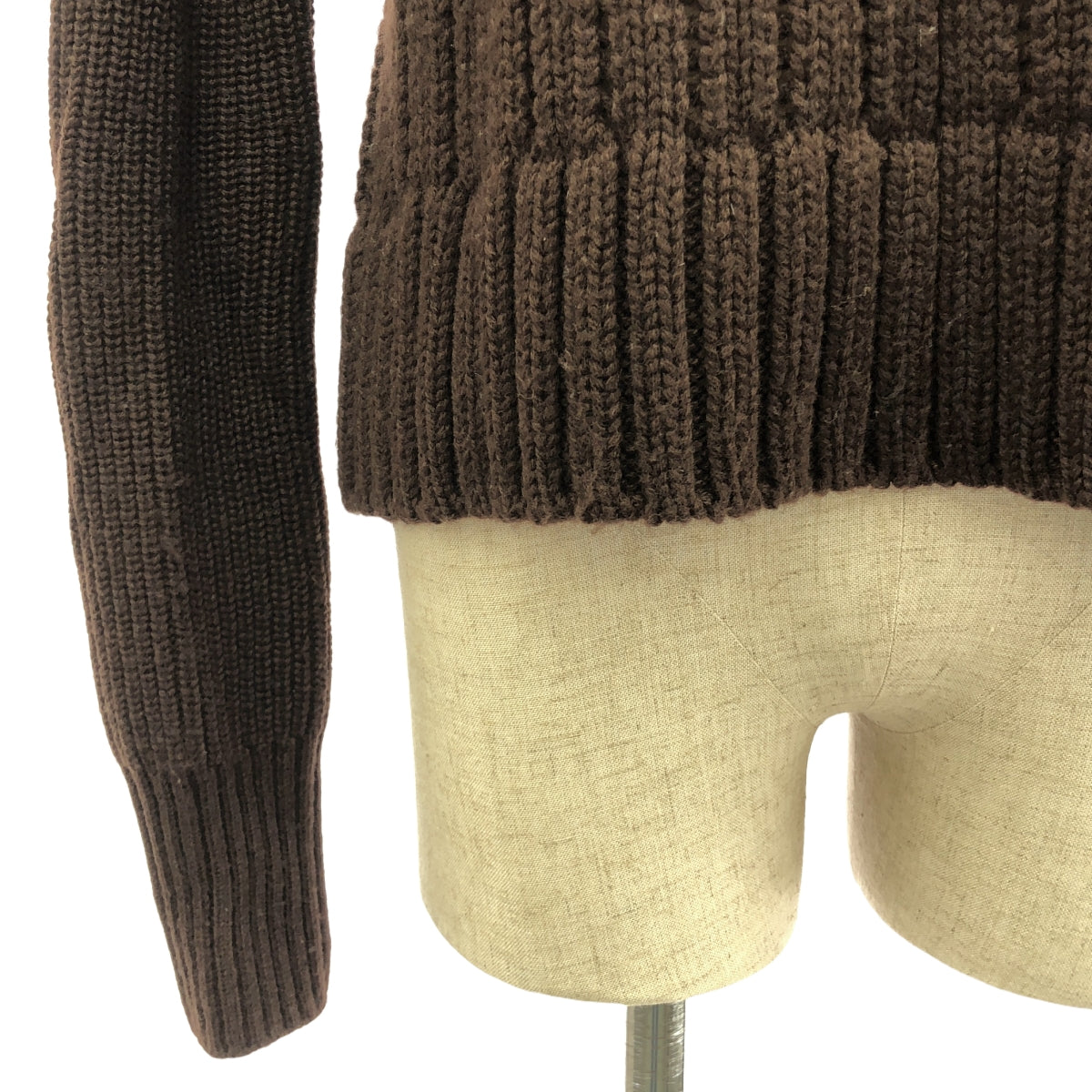 sacai / 사카이 | 울 비대칭 로게이지 니트 풀오버 | 1 | 멀티 컬러 | 여성