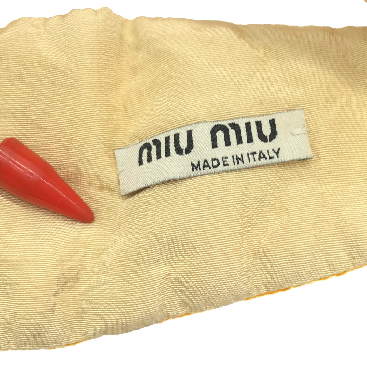 miu miu / ミュウミュウ | ボタン装飾 ヘアバンド | マルチカラー | レディース