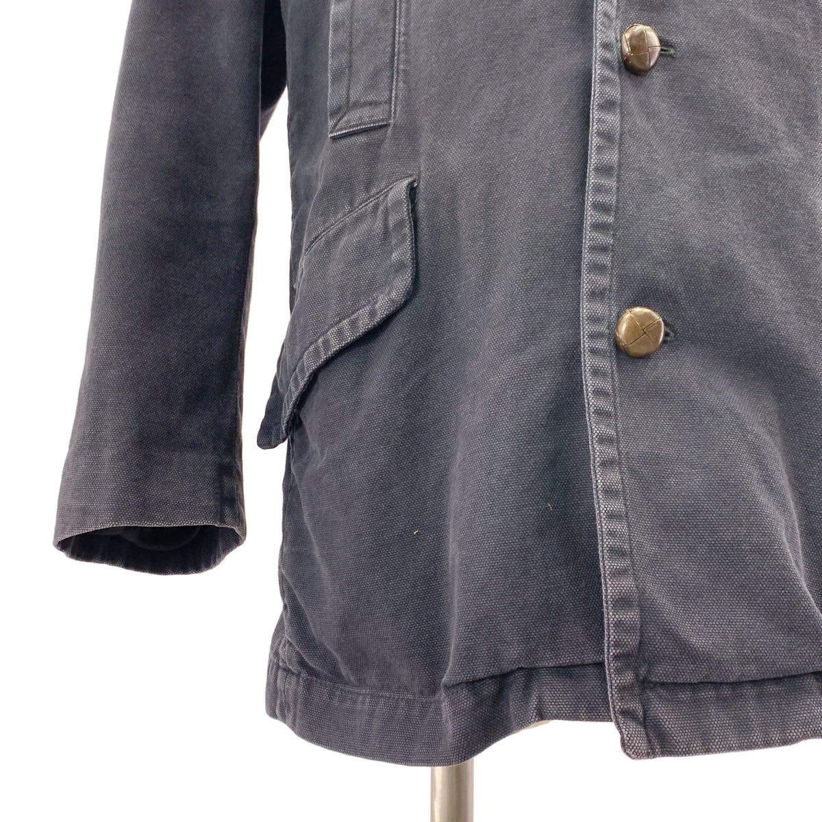 Martin Margiela / マルタンマルジェラ | 2000SS | ダック地 くるみボタン シングルコート / 総裏地 | 44 | メンズ