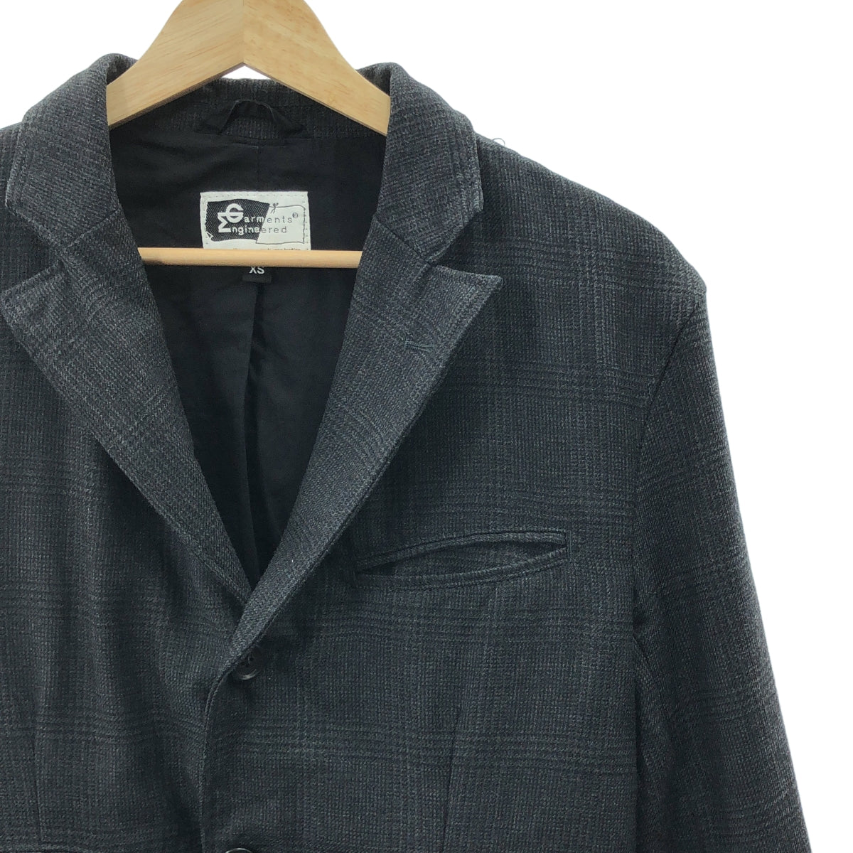 Engineered Garments / エンジニアドガーメンツ | 総柄 シングルブレスト ジャケット / 総裏地 | XS | ダークグレー | メンズ