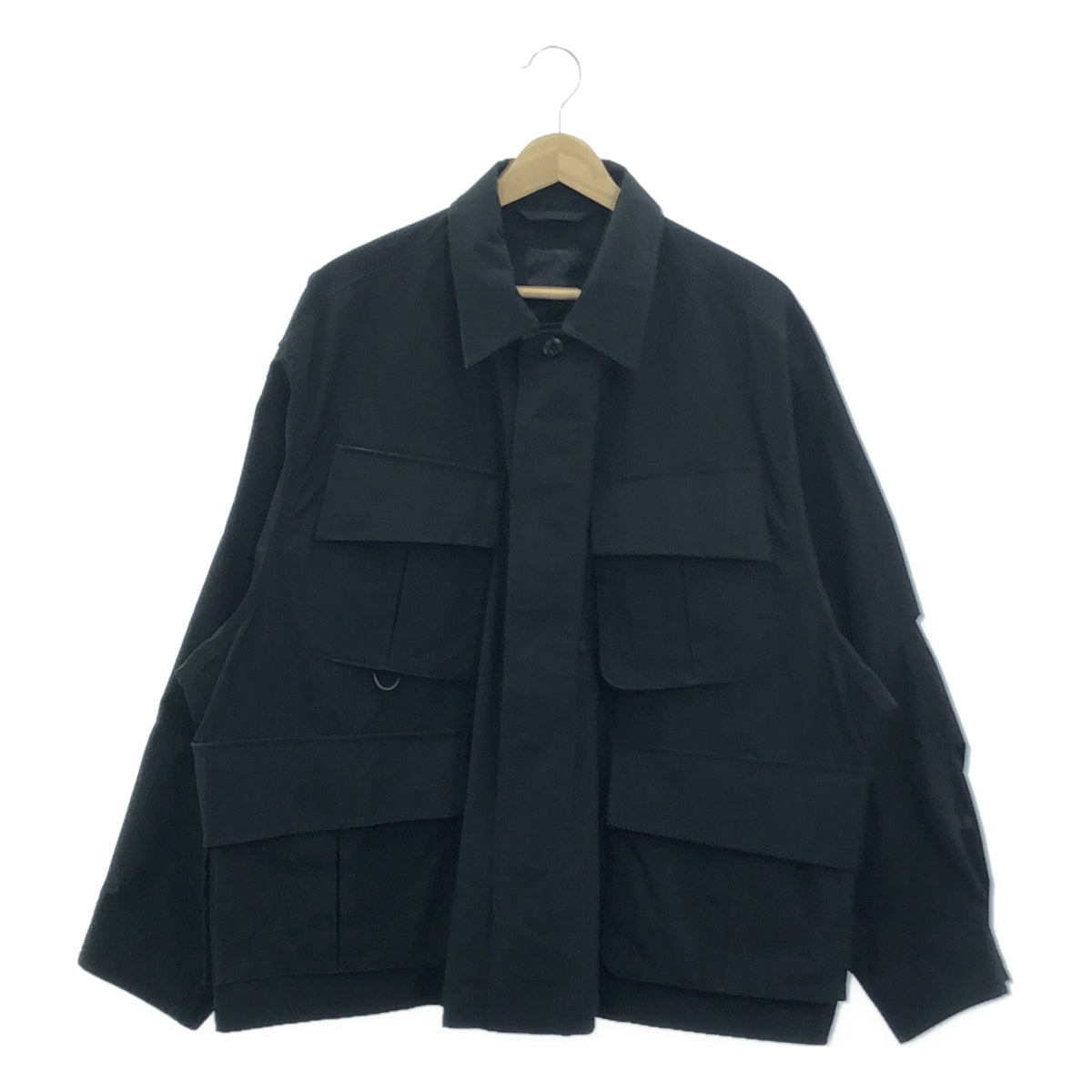 DAIWA PIER39 / 다이와 피어 서틴 나인 | 2021AW | TECH JUNGLE FATIGUE JACKET (RIP-STOP) 테크 정글 파티그 재킷 립 스톱 | M | 블랙 | 남성