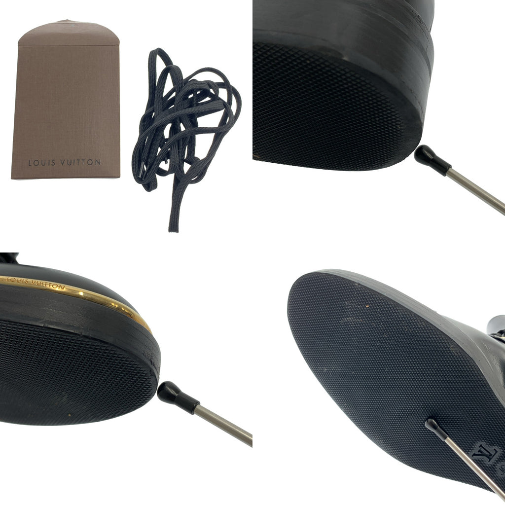 Louis Vuitton / 루이비통 | 가죽 사이드 Zip 레이스 업 부츠 | 37 |