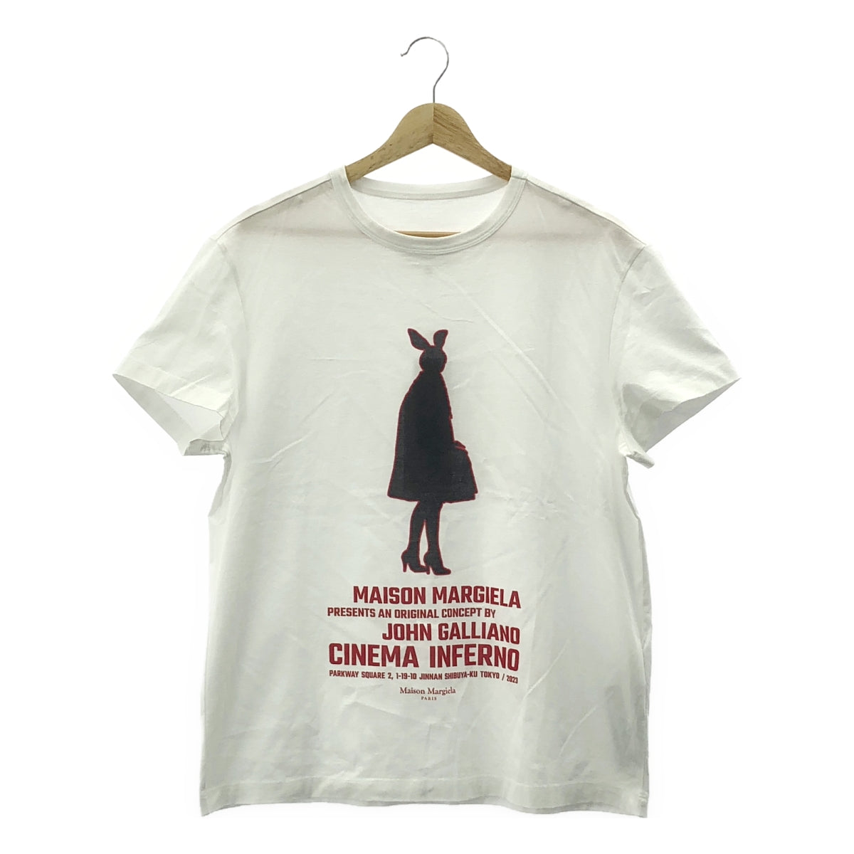 Maison Margiela / メゾンマルジェラ | 2024SS | JOHN GALLIANO CINEMAS INFERNO ジョンガリアーノ シネマ プリント Tシャツ | XS | メンズ