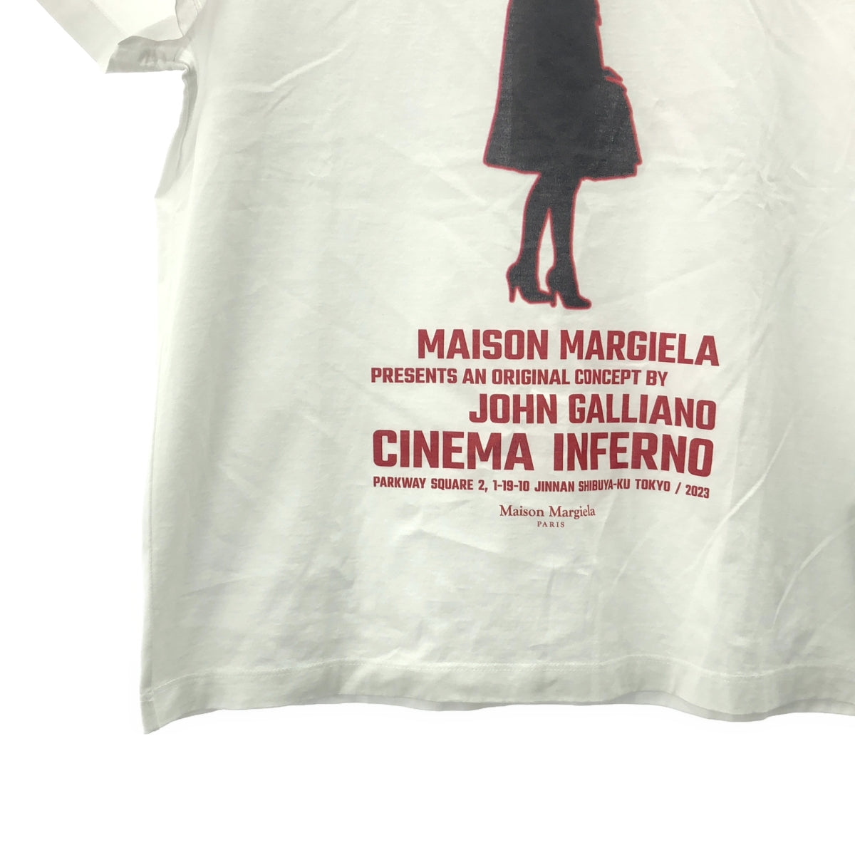 Maison Margiela / メゾンマルジェラ | 2024SS | JOHN GALLIANO CINEMAS INFERNO ジョンガリアーノ シネマ プリント Tシャツ | XS | メンズ