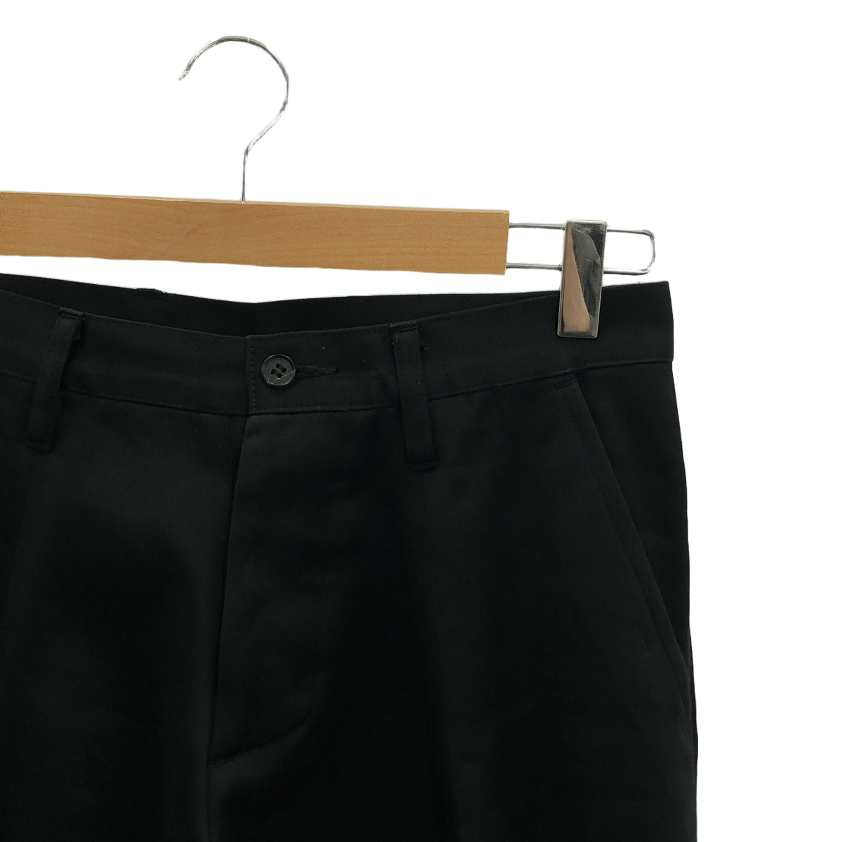 ripvanwinkle / 瑞普凡溫克爾 | 棉緞喇叭褲 | 3碼 | 黑色 | 男款