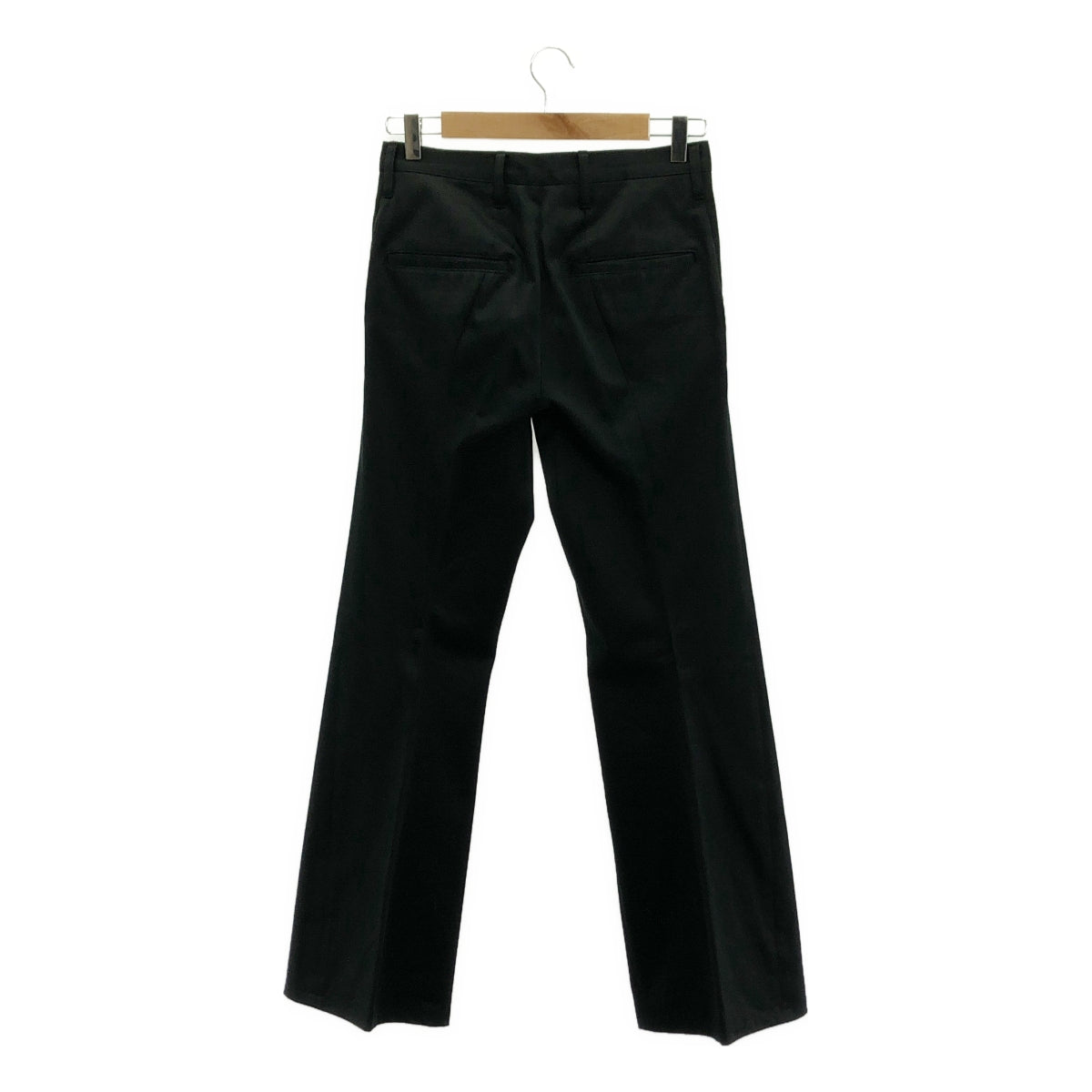 ripvanwinkle / 瑞普凡溫克爾 | 棉緞喇叭褲 | 3碼 | 黑色 | 男款