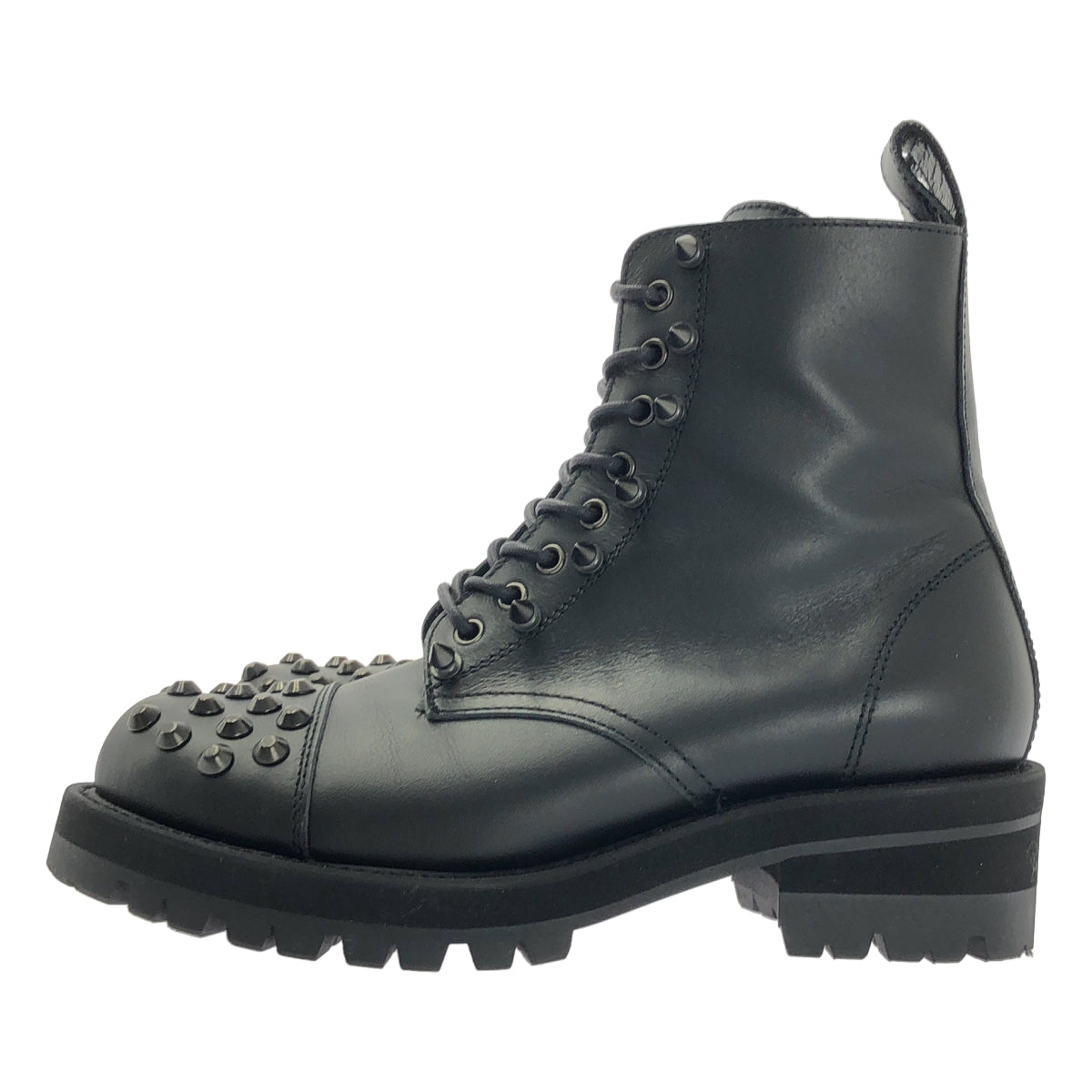 JUNYA WATANABE | 鉚釘皮革踝帶靴 | 尺寸 3 | 女款