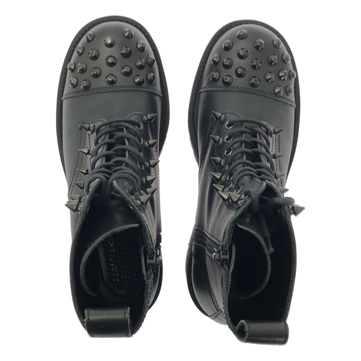 JUNYA WATANABE | 鉚釘皮革踝帶靴 | 尺寸 3 | 女款