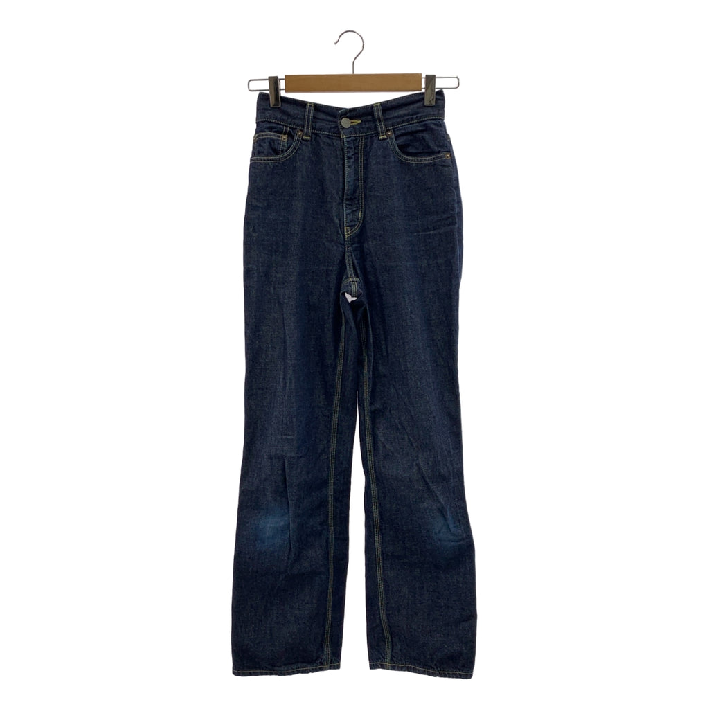 RHVINTAGE / 론허만 빈티지 | 하이 웨스트 데님 팬츠 | 24 | 인디고 | 여성
