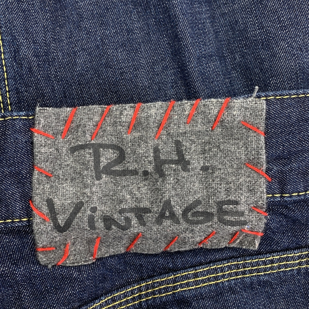 RHVINTAGE / 론허만 빈티지 | 하이 웨스트 데님 팬츠 | 24 | 인디고 | 여성