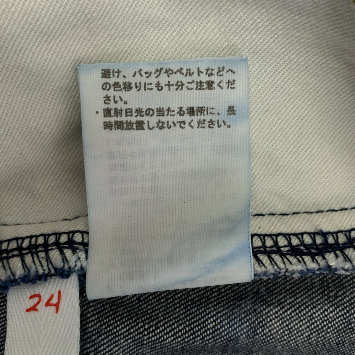 RHVINTAGE / 론허만 빈티지 | 하이 웨스트 데님 팬츠 | 24 | 인디고 | 여성