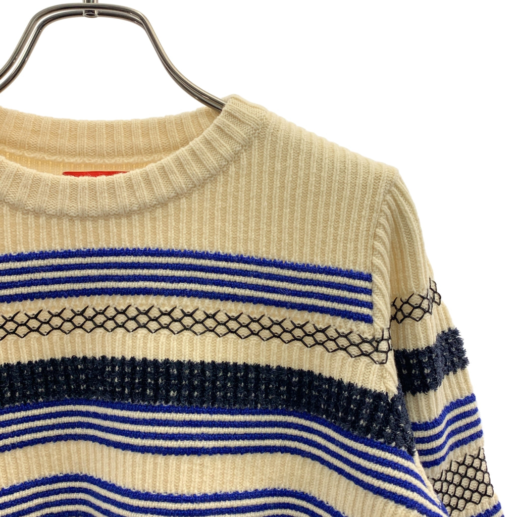 Coohem / コーヘン | ボーダー クルーネック ニット セーター | 36 | レディース