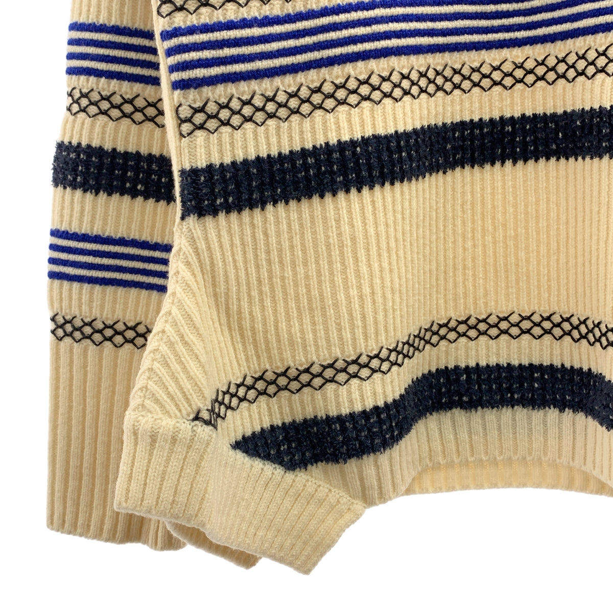 Coohem / コーヘン | ボーダー クルーネック ニット セーター | 36 | レディース