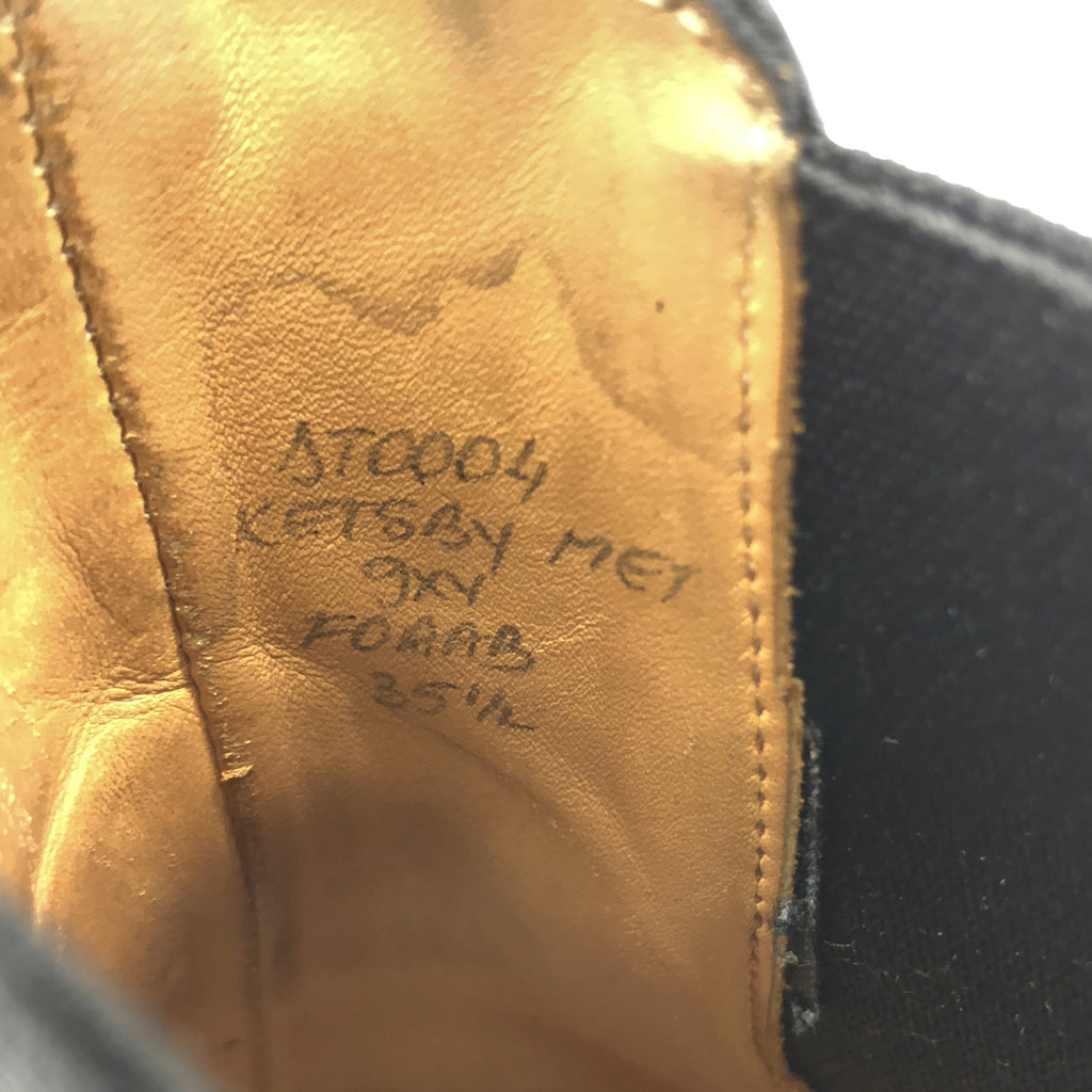 Church's | KETSBY MET | 皮革鉚釘拋光平底切爾西靴 | 35 1/2 | 黑色 | 女款
