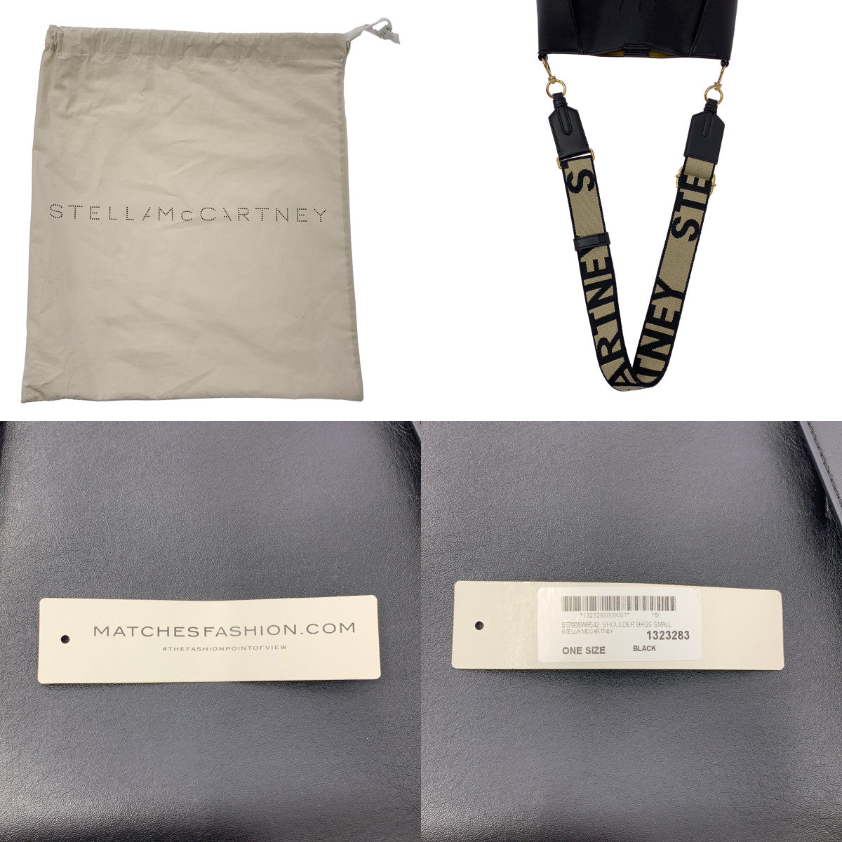 STELLA McCARTNEY / ステラマッカートニー | レザー パンチングロゴ ショルダーバッグ |