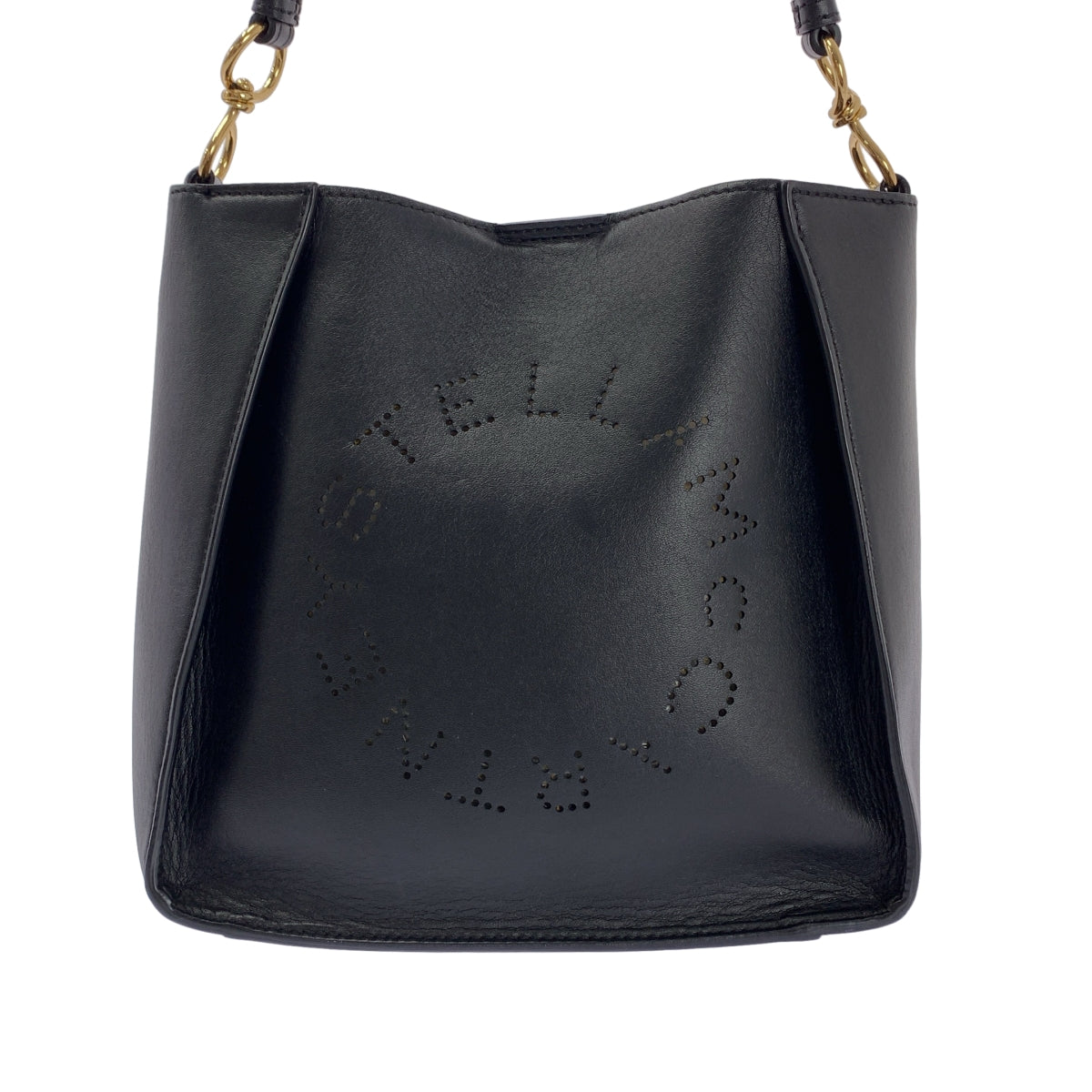 STELLA McCARTNEY / ステラマッカートニー | レザー パンチングロゴ ショルダーバッグ |