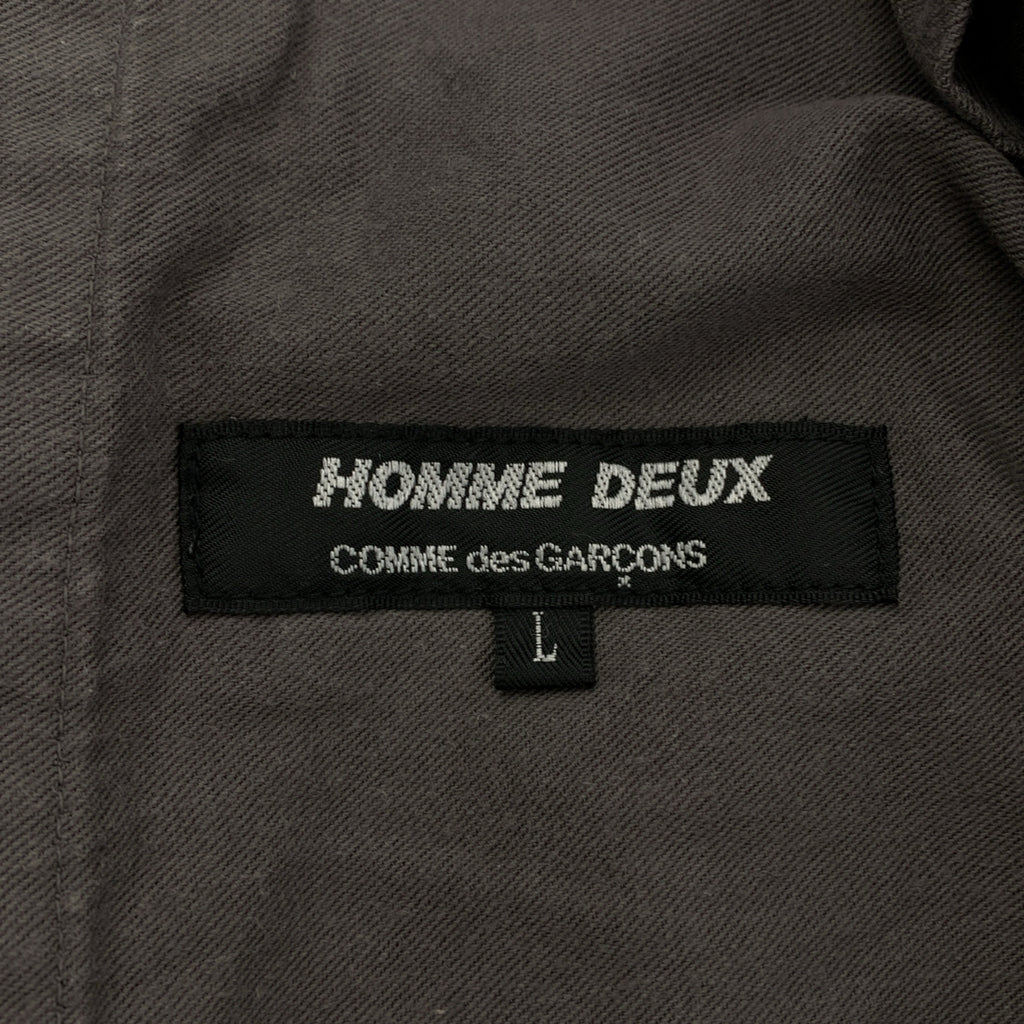 COMME des GARCONS HOMME DEUX / 콤데 갤슨 옴두 | 2020SS | 염색 가공 총무늬