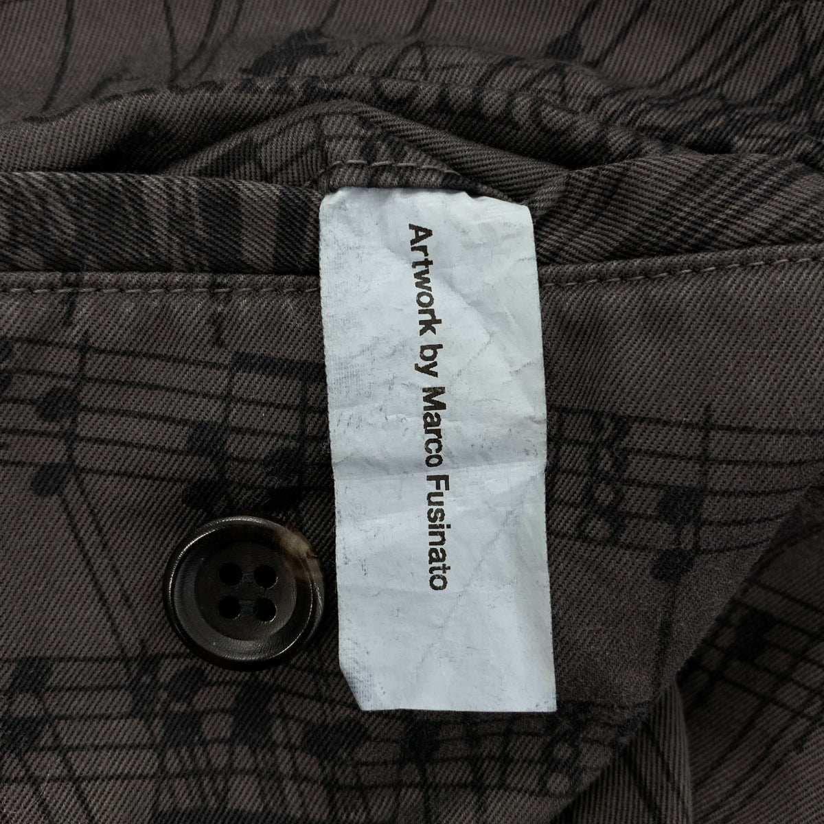 COMME des GARCONS HOMME DEUX / 콤데 갤슨 옴두 | 2020SS | 염색 가공 총무늬