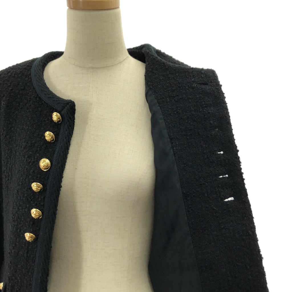 CELINE / 셀린느 | chasseur tweed jacket / 골드 버튼 샤슬 트위드 재킷 / 로고 총 안감 | 34 |