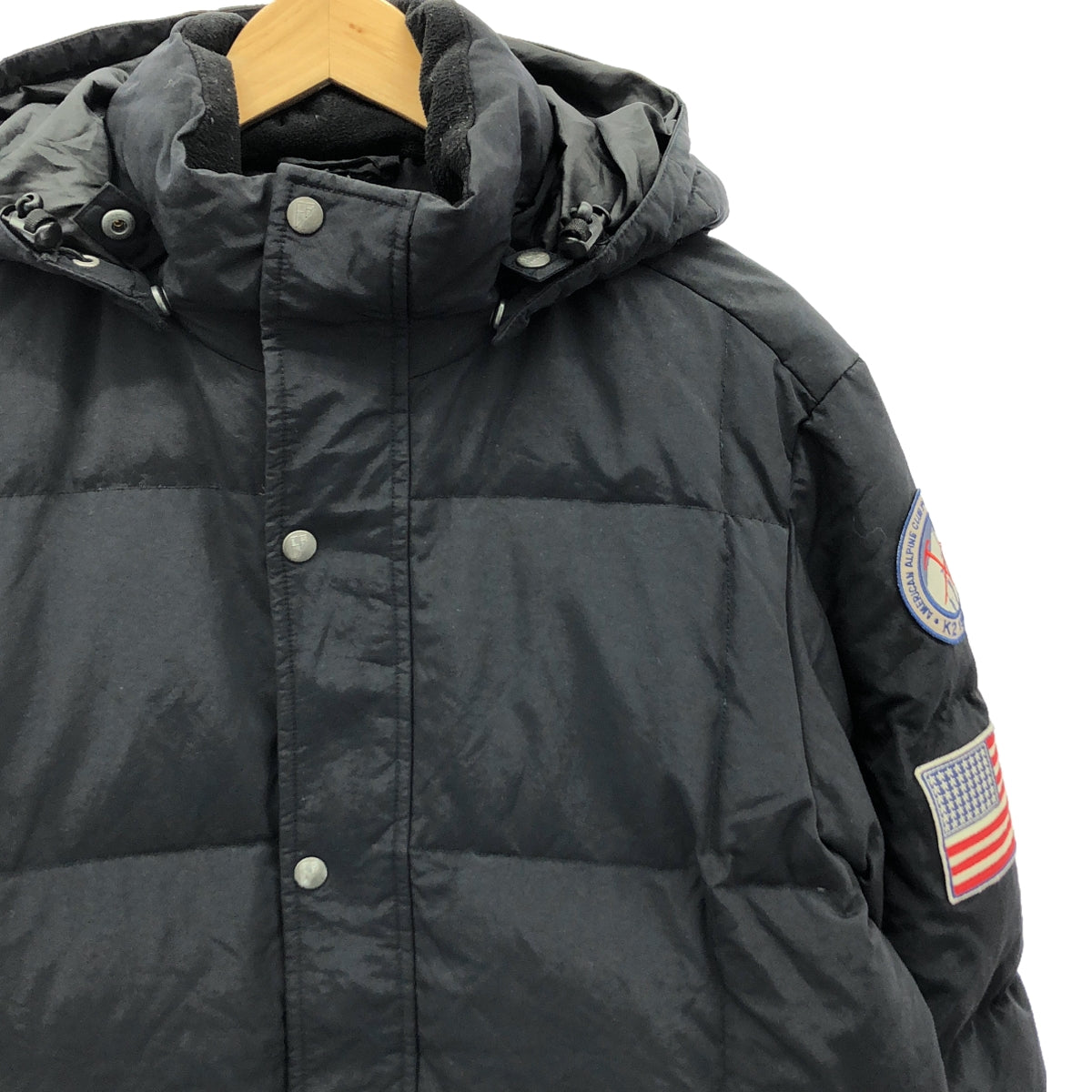 Eddie Bauer | KARA KORAM / EB700 FILL POWER / Karakoram Down Overcoat / Detachable Hood | S | Black | Men's