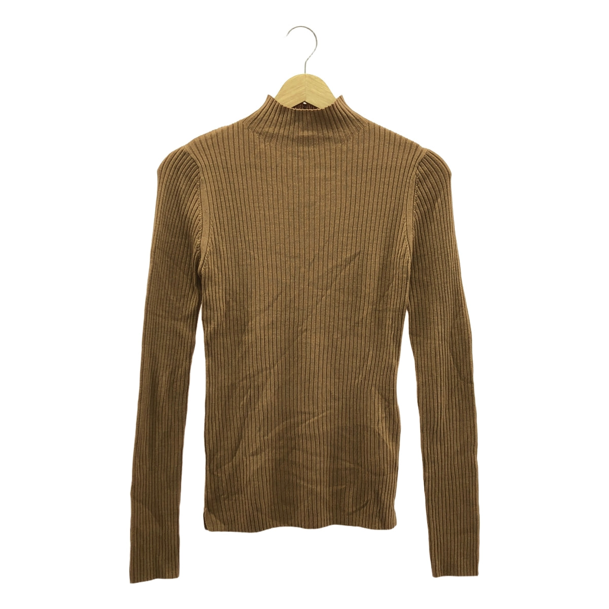 【美品】  Ron Herman / ロンハーマン | ハイネック リブニット | XS | ベージュ | レディース