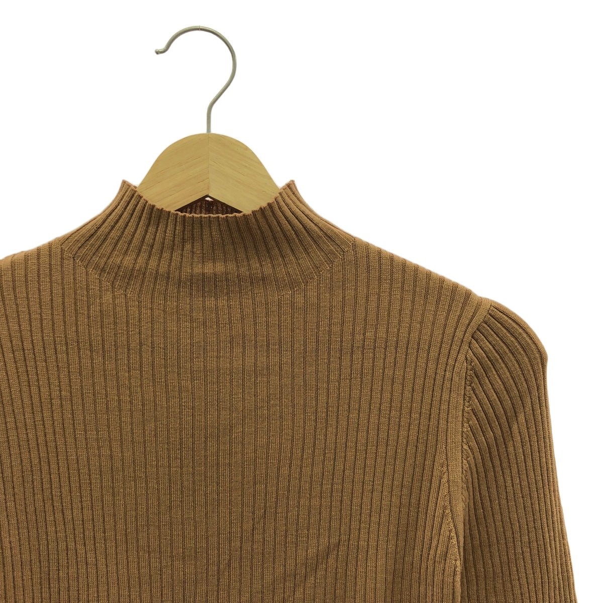 【美品】  Ron Herman / ロンハーマン | ハイネック リブニット | XS | ベージュ | レディース