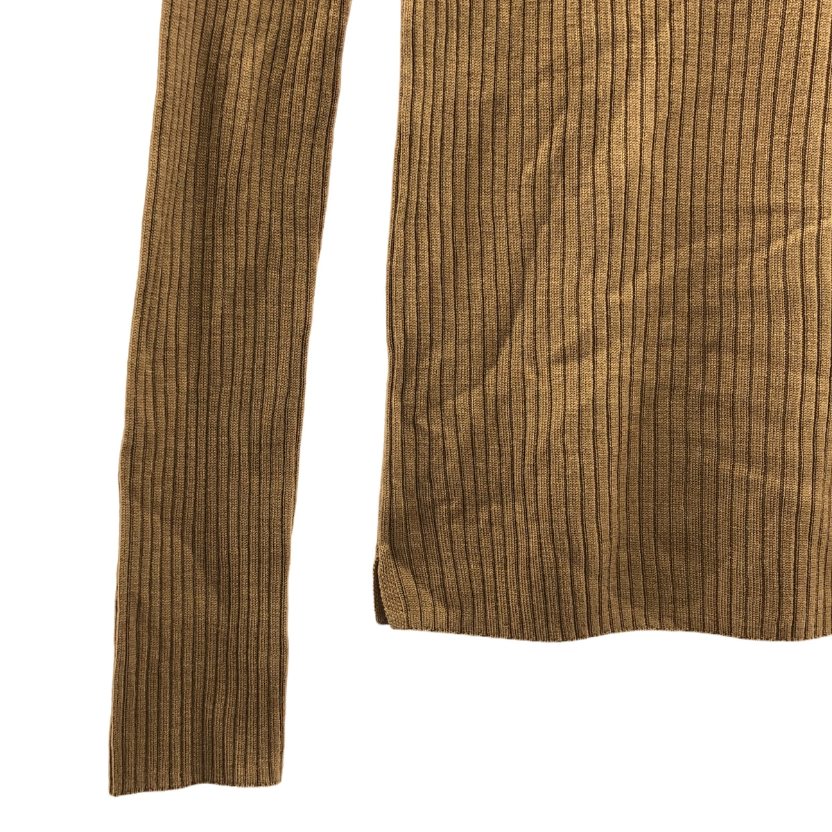【美品】  Ron Herman / ロンハーマン | ハイネック リブニット | XS | ベージュ | レディース