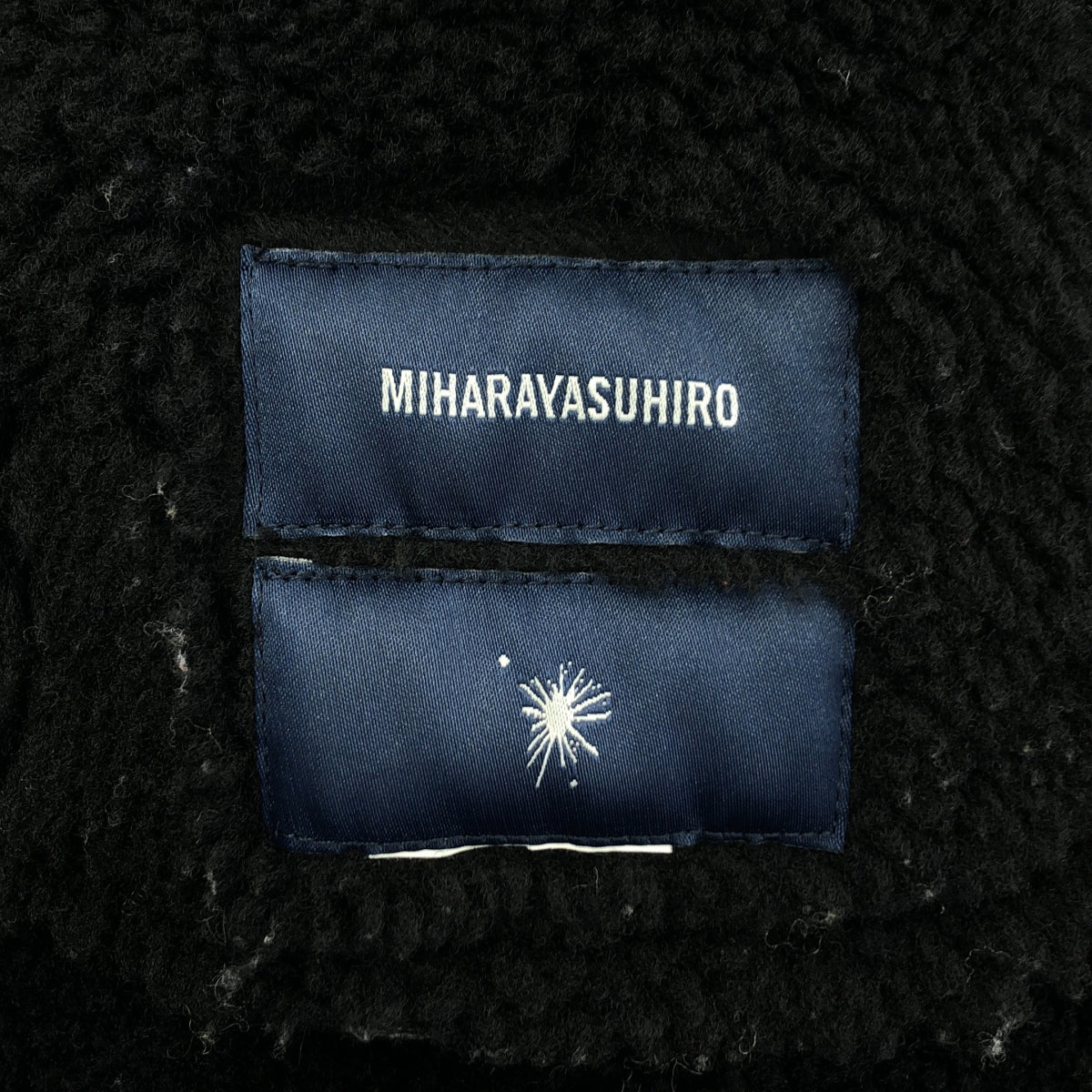 MIHARA YASUHIRO / ミハラヤスヒロ | 2WAYアーム 内ボア ライダース ジャケット | ブラック | メンズ