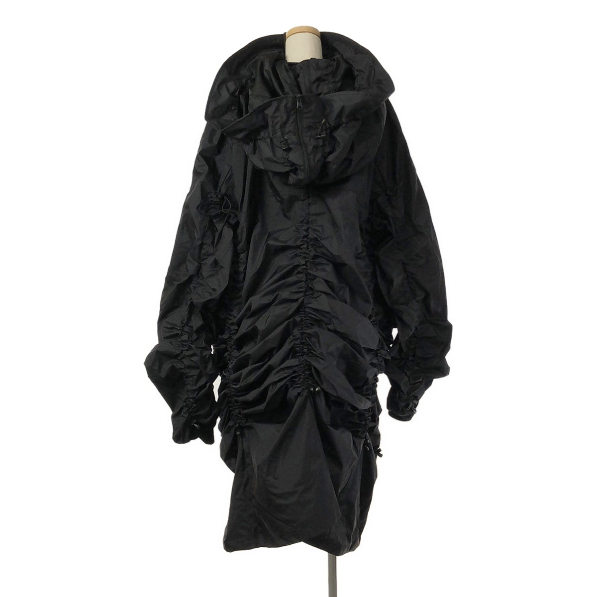 JUNYA WATANABE | 2023AW | Gathered shirred hooded coat | S | Women's