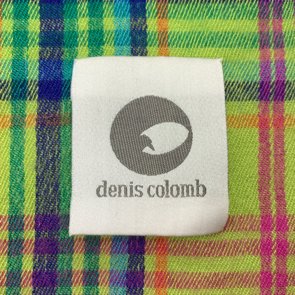 denis colomb / 데니스 콜론 | 캐시미어 실크 체크 대형 스톨 목도리 |
