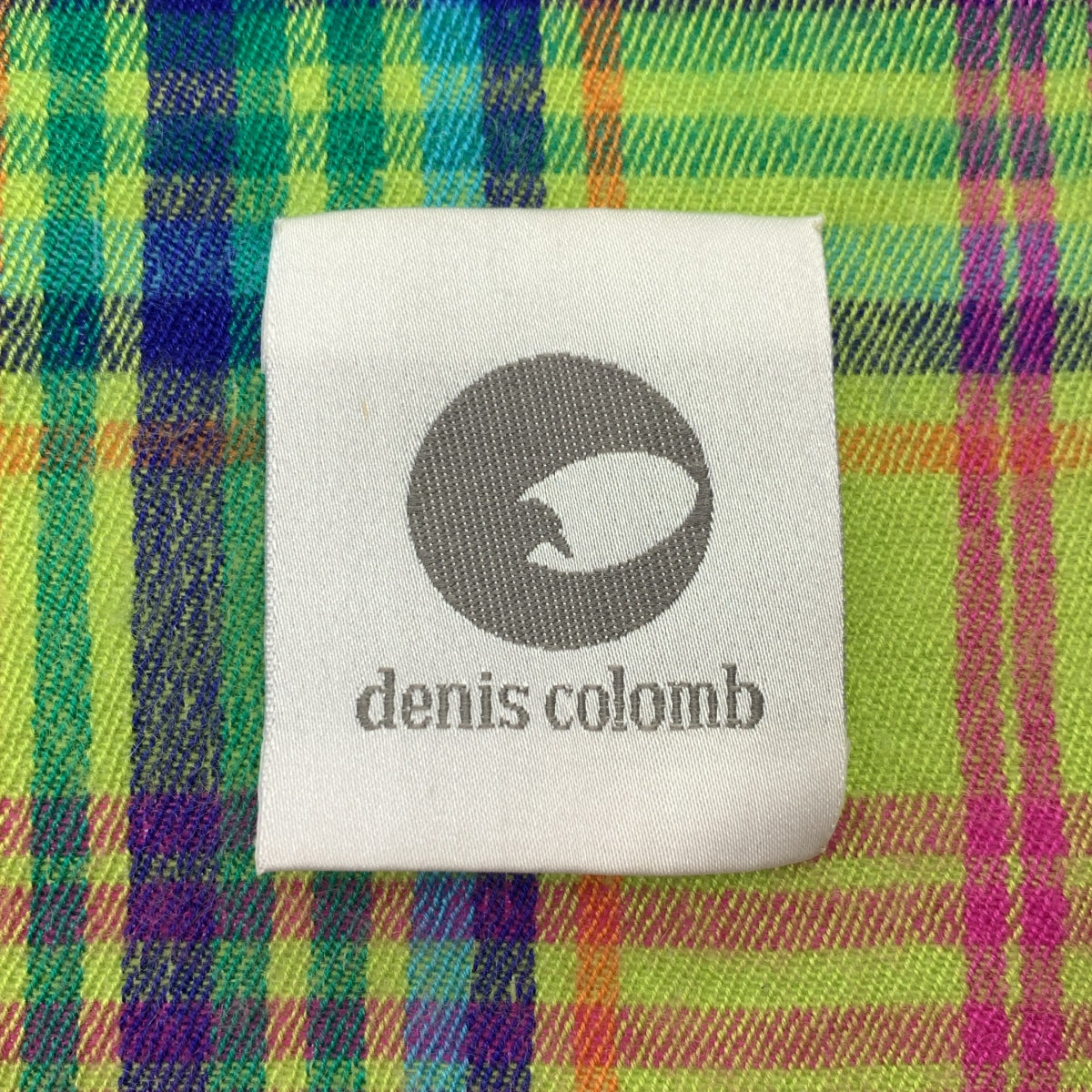 denis colomb / Denis Colomb | 羊絨和絲綢格紋大披肩/披肩 |