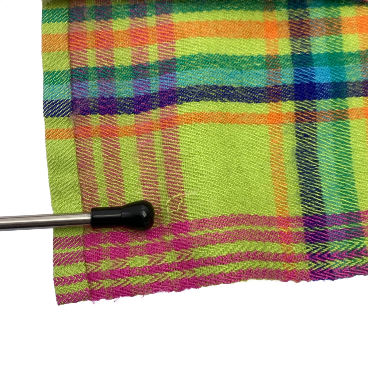 denis colomb / Denis Colomb | 羊絨和絲綢格紋大披肩/披肩 |